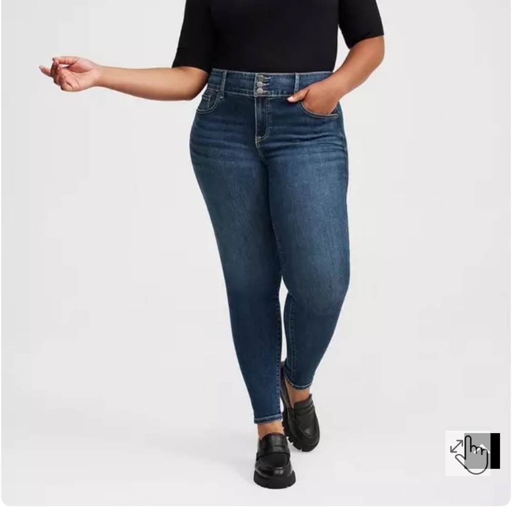 NWT Torrid size 16 ex-short super soft high rise jeggings